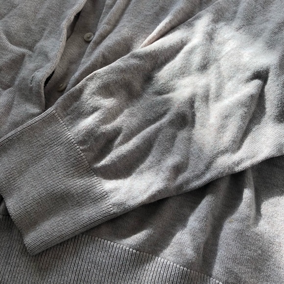 H & M Fine Knit Taupe Cardigan Sz XL - Picture 7 of 8
